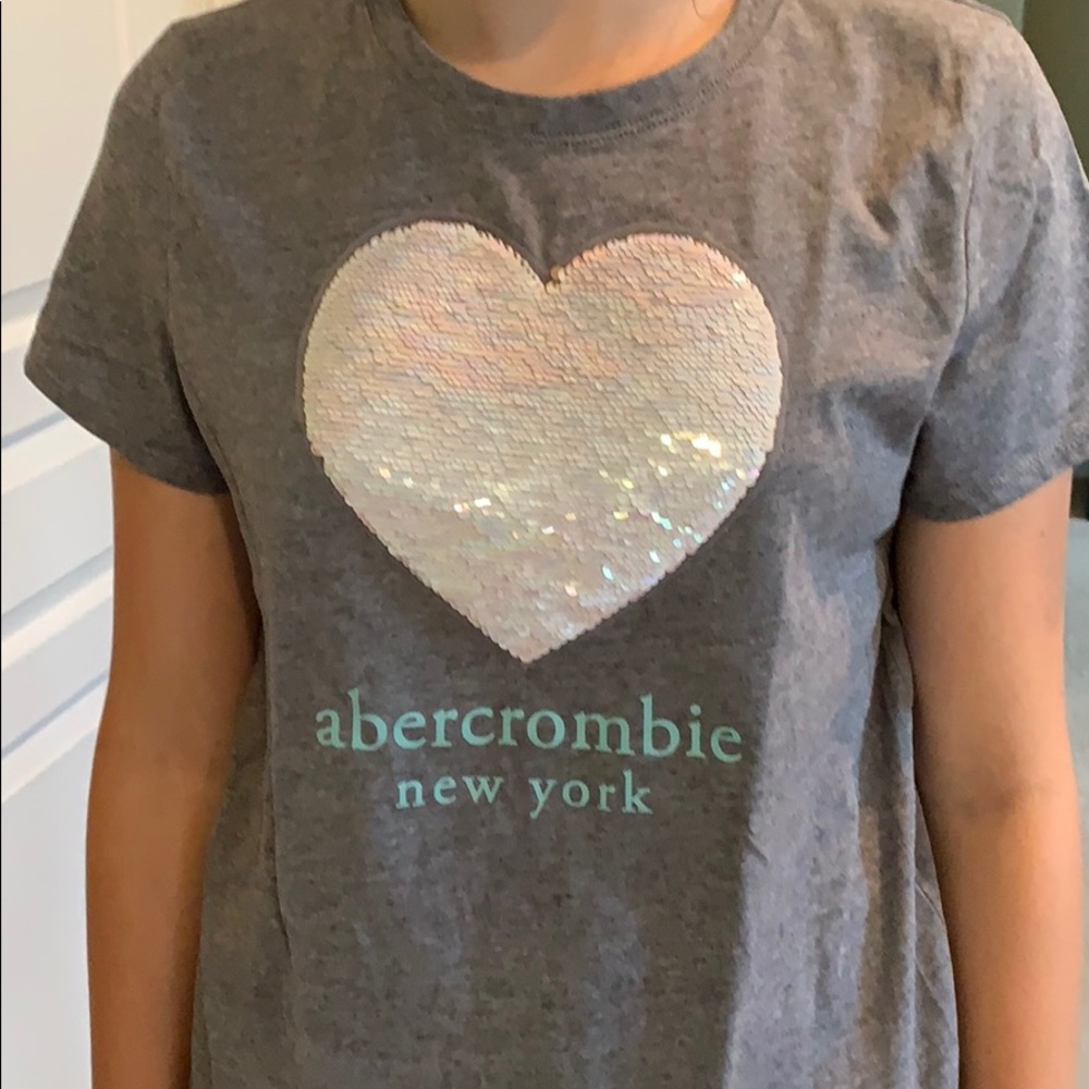A&F flip sequin shirt.